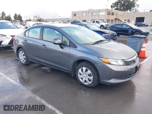 2012 Honda Civic LX с VIN 19XFB2F53CE391868, выставлен на аукционе IAAI как лот 41736137 с пробегом 103 262 миль миль и . История ставок и продаж доступна на DreamBid. Изображение 1.