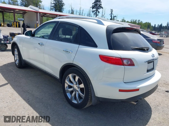 2004 Infiniti FX with VIN JNRBS08W44X403911, listed as a IAAI auction lot 42206281 with 153,345 mi miles and . Bid and sale history available at carsss.com. Image 3.