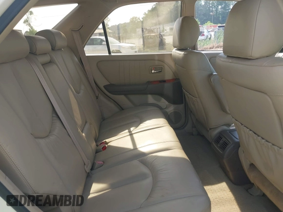 2001 Lexus RX 300 with VIN JTJGF10U810107544, listed as a IAAI auction lot 42151010 with 147,735 mi miles and . Bid and sale history available at DreamBid. Image 8.