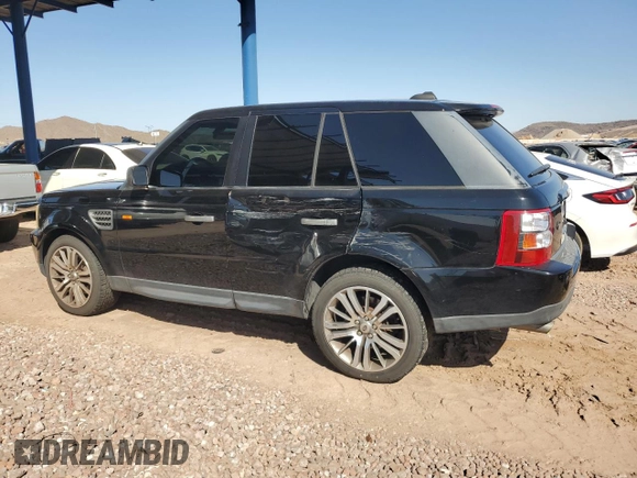 2008 Land Rover Range Rover Sport SC with VIN SALSH23478A174206, listed as a Copart auction lot 48410385 with 176,174 mi miles and Salvage Title. Bid and sale history available at carsss.com. Image 2.