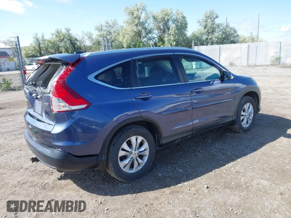 2013 Honda CR-V EX-L with VIN 2HKRM4H79DH650376, listed as a IAAI auction lot 42405752 with 216,225 mi miles and . Bid and sale history available at DreamBid. Image 4.