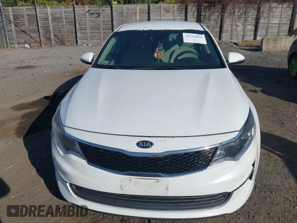 2016 Kia Optima LX with VIN 5XXGT4L39GG058653, listed as a IAAI auction lot 40313026 with 94,933 mi miles. Bid and sale history available at carsss.com. Image 6.