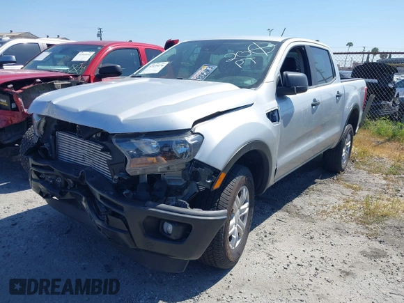 2019 Ford Ranger XL with VIN 1FTER4EH2KLA58341, listed as a IAAI auction lot 42039276 with 100,387 mi miles and . Bid and sale history available at carsss.com. Image 2.