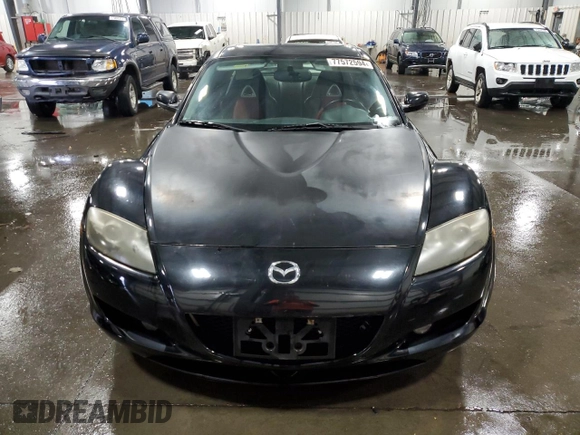 2004 Mazda RX-8 with VIN JM1FE17N240135103, listed as a Copart auction lot 77572594 with 85,089 mi miles and Salvage Title. Bid and sale history available at DreamBid. Image 5.