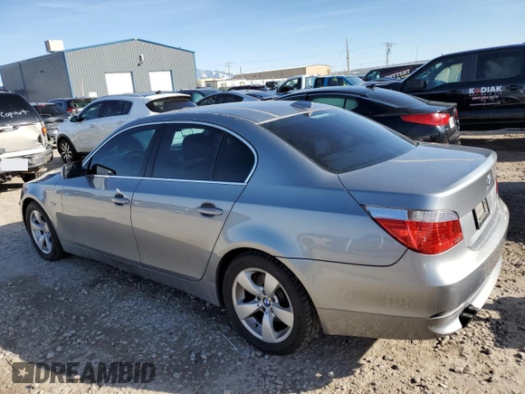 2004 BMW 5 Series 530i with VIN WBANA73544B809740, listed as a Copart auction lot 47993595 with 150,255 mi miles and Salvage Title. Bid and sale history available at DreamBid. Image 2.