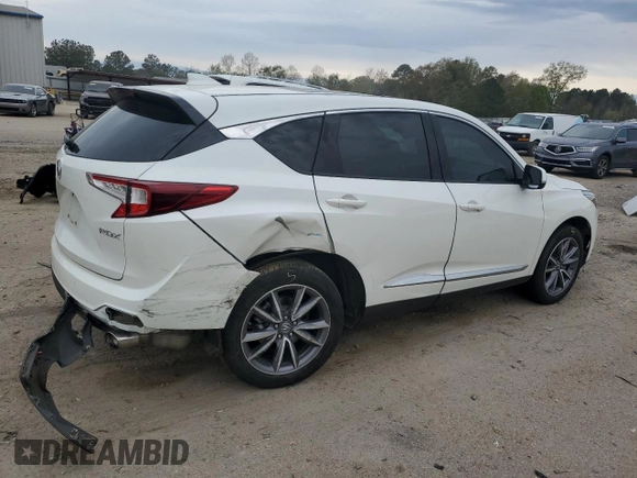 2019 Acura RDX w/Technology Pkg with VIN 5J8TC1H52KL001437, listed as a Copart auction lot 45544523 with 51,343 mi miles. Bid and sale history available at carsss.com. Image 3.