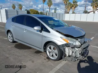 2012 Toyota Prius One with VIN JTDKN3DU9C5430075, listed as a IAAI auction lot 41791548 with 248,320 mi miles. Bid and sale history available at carsss.com. Image 1.