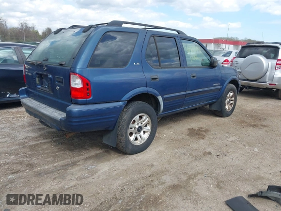 2002 Isuzu Rodeo S with VIN 4S2CK58W124320988, listed as a IAAI auction lot 41921874 with 227,320 mi miles and . Bid and sale history available at DreamBid. Image 4.