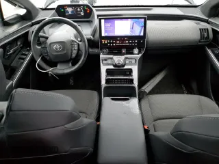 2023 Toyota bZ4X XLE with VIN JTMABACA8PA040484, listed as a Copart auction lot 51410705 with 9,807 mi miles and Salvage Title. Bid and sale history available at DreamBid. Image 8.