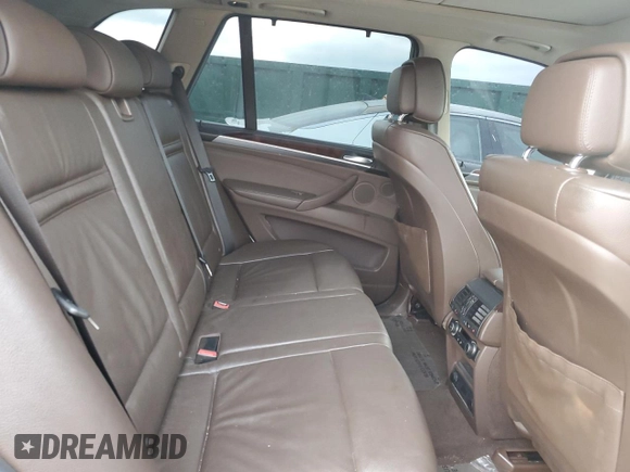 2012 BMW X5 50i with VIN 5UXZV8C57CL425425, listed as a Copart auction lot 55846475 with 70,960 mi miles and Salvage title. Bid and sale history available at DreamBid. Image 11.