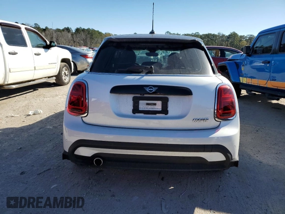 2024 MINI Hardtop 4 Door Cooper Classic with VIN WMW33DK00R2U88843, listed as a Copart auction lot 82409674 with 6,701 mi miles and Salvage Title. Bid and sale history available at DreamBid. Image 6.