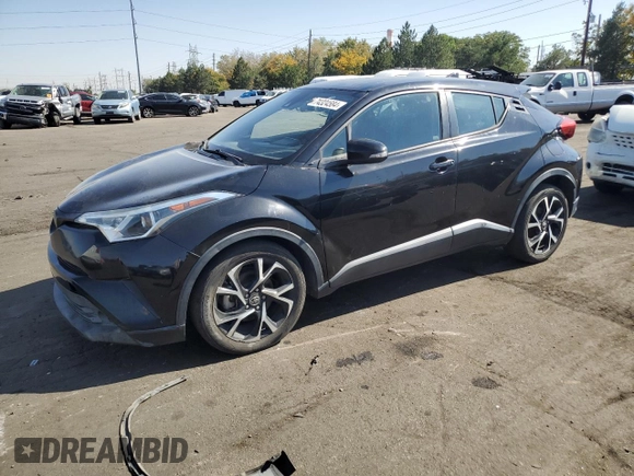2018 Toyota C-HR XLE with VIN NMTKHMBX1JR013923, listed as a Copart auction lot 74324584 with 119,938 mi miles and Salvage Title. Bid and sale history available at DreamBid. Image 1.