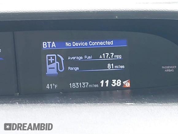 2015 Honda Civic LX with VIN 2HGFB2F50FH502578, listed as a IAAI auction lot 41417830 with 183,137 mi miles and . Bid and sale history available at DreamBid. Image 15.