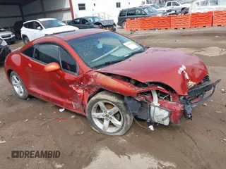 2007 Mitsubishi Eclipse GS with VIN 4A3AK24F47E068143, listed as a IAAI auction lot 41938814 with 1 mi miles. Bid and sale history available at carsss.com. Image 1.