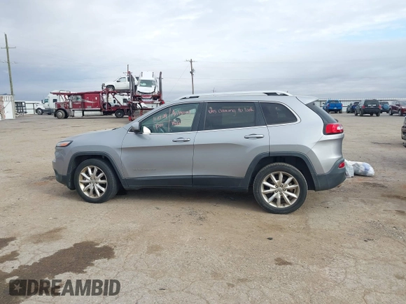 2014 Jeep Cherokee Limited with VIN 1C4PJLDB2EW160202, listed as a IAAI auction lot 41031874 with 168,181 mi miles. Bid and sale history available at carsss.com. Image 13.
