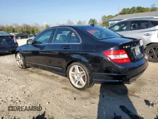 2008 Mercedes-Benz C 350 Sport with VIN WDDGF56X68F165483, listed as a Copart auction lot 43934344 with 109,454 mi miles and Salvage Title. Bid and sale history available at DreamBid. Image 2.