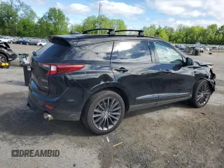 2023 Acura RDX Advance with VIN 5J8TC2H80PL019474, listed as a Copart auction lot 57216245 with 16,359 mi miles and Salvage title. Bid and sale history available at DreamBid. Image 3.