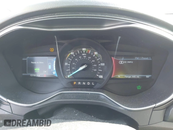 2017 Ford Fusion Hybrid Titanium с VIN 3FA6P0RU7HR148191, выставлен на аукционе IAAI как лот 42167708 с пробегом 72 708 миль миль и . История ставок и продаж доступна на DreamBid. Изображение 7.