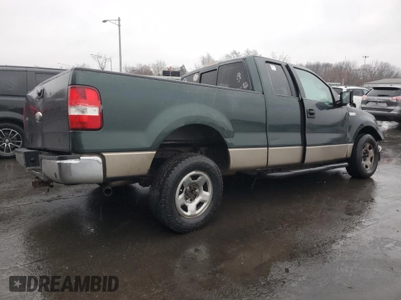 2005 Ford F-150 STX with VIN 1FTRX12W65NB59657, listed as a Copart auction lot 43325135 with 0 mi miles and Salvage Title. Bid and sale history available at carsss.com. Image 3.