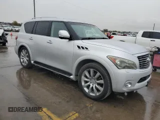 2011 Infiniti QX56 7-passenger with VIN JN8AZ2NE7B9006116, listed as a Copart auction lot 83417134 with 136,200 mi miles and Clean Title. Bid and sale history available at carsss.com. Image 4.