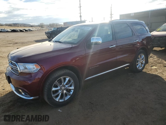 2019 Dodge Durango Citadel with VIN 1C4SDJET1KC549522, listed as a Copart auction lot 85815184 with 73,649 mi miles and Salvage Title. Bid and sale history available at DreamBid. Image 1.