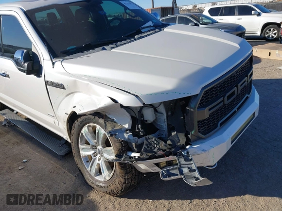 2017 Ford F-150 XL with VIN 1FTEW1EG0HFB05517, listed as a IAAI auction lot 41153073 with 92,281 mi miles. Bid and sale history available at carsss.com. Image 6.