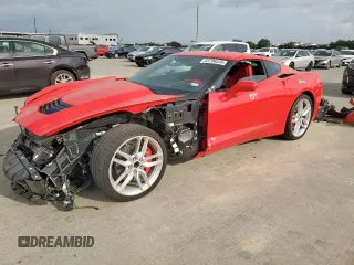 2019 Chevrolet Corvette 3LT with VIN 1G1YF2D79K5112069, listed as a Copart auction lot 63706535 with 9,169 mi miles and Salvage title. Bid and sale history available at DreamBid. Image 1.