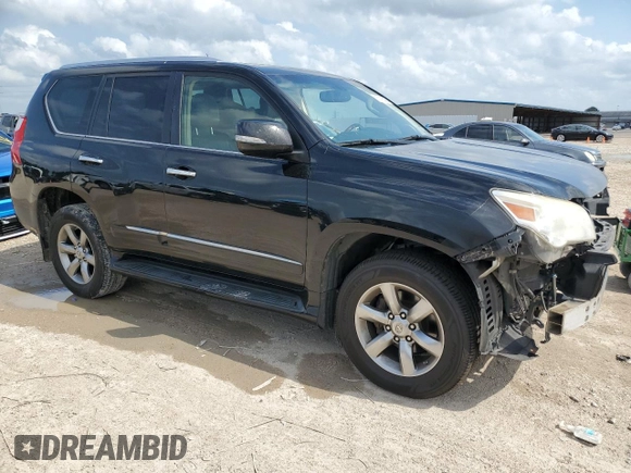2012 Lexus GX 460 Premium with VIN JTJJM7FX8C5045942, listed as a Copart auction lot 55118005 with 183,005 mi miles and Salvage title. Bid and sale history available at DreamBid. Image 4.