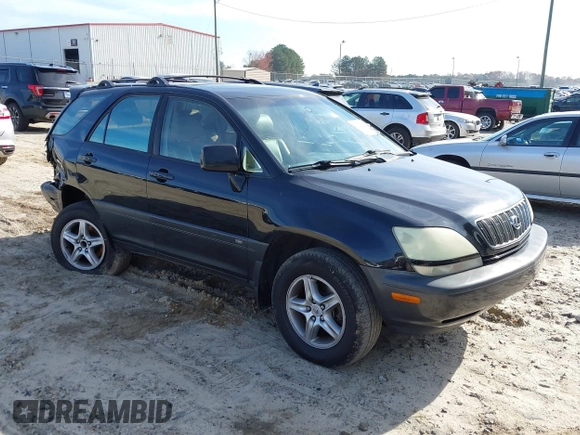 2002 Lexus RX 300 with VIN JTJGF10U220148916, listed as a IAAI auction lot 40937881 with 217,533 mi miles and . Bid and sale history available at DreamBid. Image 1.