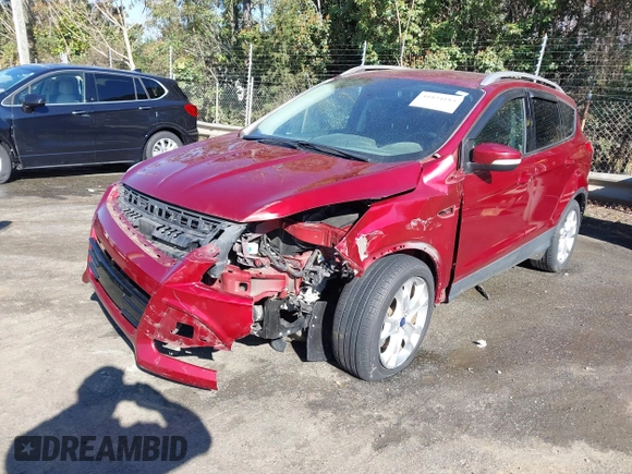 2016 Ford Escape Titanium with VIN 1FMCU0J93GUB01191, listed as a IAAI auction lot 41824183 with 97,241 mi miles. Bid and sale history available at carsss.com. Image 17.