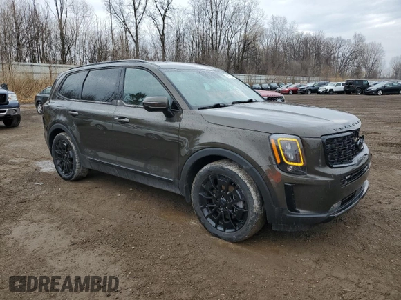 2021 Kia Telluride SX with VIN 5XYP5DHC7MG185623, listed as a Copart auction lot 49771345 with 101,167 mi miles and Clean Title. Bid and sale history available at carsss.com. Image 4.
