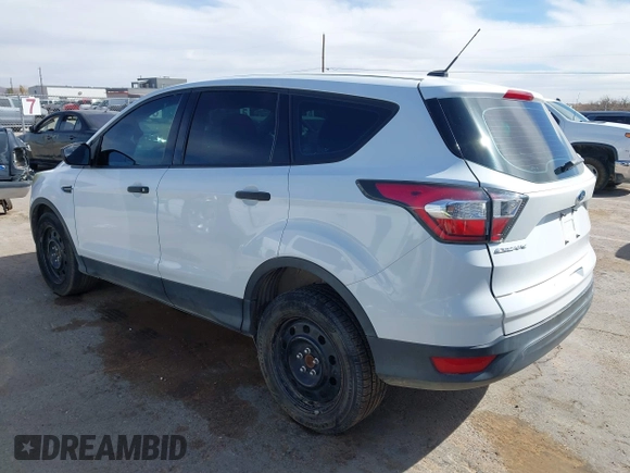 2017 Ford Escape S with VIN 1FMCU0F7XHUB21429, listed as a IAAI auction lot 41561533 with 65,134 mi miles. Bid and sale history available at carsss.com. Image 3.