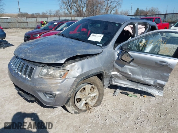 2014 Jeep Grand Cherokee Laredo with VIN 1C4RJFAG0EC289647, listed as a IAAI auction lot 41883914 with 176,501 mi miles and . Bid and sale history available at DreamBid. Image 17.