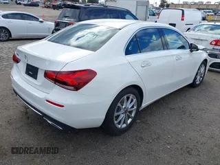 2021 Mercedes-Benz A 220 with VIN W1K3G4EBXMJ268649, listed as a IAAI auction lot 41735225 with 19,056 mi miles and . Bid and sale history available at DreamBid. Image 4.