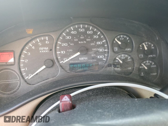2002 Chevrolet Tahoe LS with VIN 1GNEC13V22R123363, listed as a Copart auction lot 73884294 with 156,286 mi miles and Salvage Title. Bid and sale history available at carsss.com. Image 9.