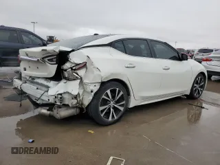 2018 Nissan Maxima SR with VIN 1N4AA6AP4JC383639, listed as a Copart auction lot 44697945 with 93,159 mi miles and Salvage Title. Bid and sale history available at carsss.com. Image 3.