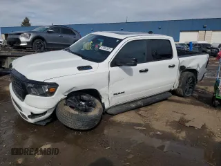 2024 Ram 1500 Big Horn z VIN 1C6SRFFT6RN112862, wystawiony jako Copart lot #47067325 z przebiegiem 17 685 mil mil oraz Czysty tytuł • Clean title. Historia ofert i sprzedaży dostępna na DreamBid. Obrazek 1.