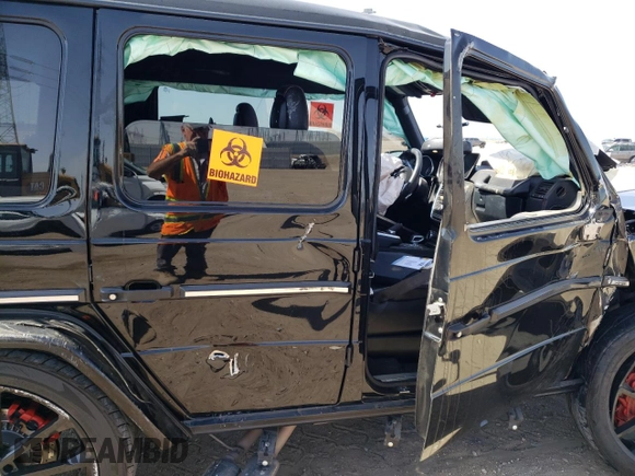 2018 Mercedes-Benz G 63 AMG with VIN WDCYC7DH6JX291237, listed as a Copart auction lot 57343814 with Not provided miles and Salvage title. Bid and sale history available at DreamBid. Image 11.