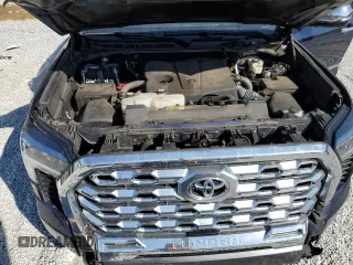 2023 Toyota Tundra 1794 Edition with VIN 5TFMA5AB9PX021944, listed as a Copart auction lot 77756214 with 76,260 mi miles and Salvage title. Bid and sale history available at DreamBid. Image 11.