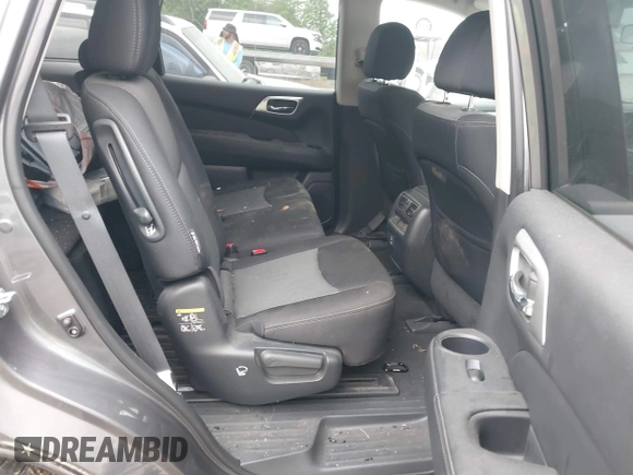 2018 Nissan Pathfinder S with VIN 5N1DR2MN7JC654627, listed as a IAAI auction lot 41942036 with 58,146 mi miles and . Bid and sale history available at DreamBid. Image 8.