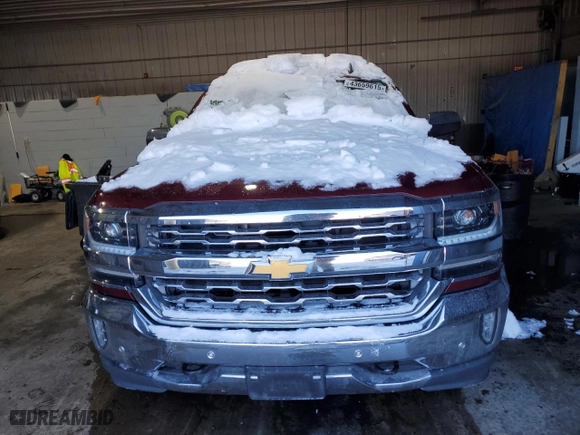 2017 Chevrolet Silverado 1500 LTZ with VIN 1GCVKSEC1HZ198190, listed as a Copart auction lot 43659615 with 59,951 mi miles and Salvage Title. Bid and sale history available at carsss.com. Image 5.