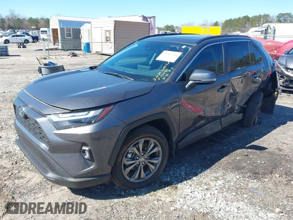 2024 Toyota RAV4 Hybrid XLE Premium with VIN 4T3B6RFV9RU161308, listed as a IAAI auction lot 41587148 with 8,952 mi miles. Bid and sale history available at carsss.com. Image 17.