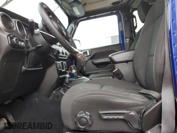 2020 Jeep Wrangler Unlimited Sport S with VIN 1C4HJXDN3LW181949, listed as a Copart auction lot 62301625 with 50,091 mi miles and Salvage title. Bid and sale history available at DreamBid. Image 7.