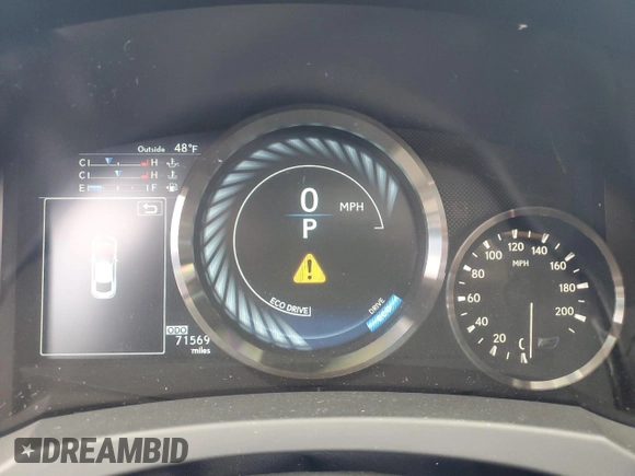 2015 Lexus RC F with VIN JTHHP5BC1F5003017, listed as a Copart auction lot 47482025 with 71,569 mi miles and Salvage Title. Bid and sale history available at carsss.com. Image 9.