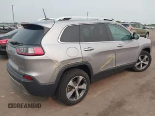2020 Jeep Cherokee Limited with VIN 1C4PJMDX6LD523966, listed as a IAAI auction lot 42385550 with 40,803 mi miles and . Bid and sale history available at DreamBid. Image 4.