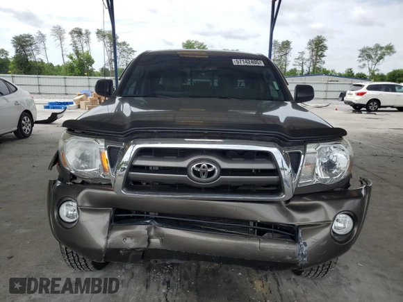 2009 Toyota Tacoma PreRunner with VIN 3TMKU72N89M021378, listed as a Copart auction lot 57142405 with 199,745 mi miles and Salvage title. Bid and sale history available at DreamBid. Image 5.