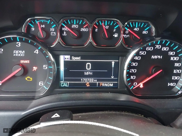 2015 Chevrolet Silverado 1500 High Country with VIN 3GCUKTECXFG519223, listed as a IAAI auction lot 41323401 with 170,722 mi miles. Bid and sale history available at carsss.com. Image 15.
