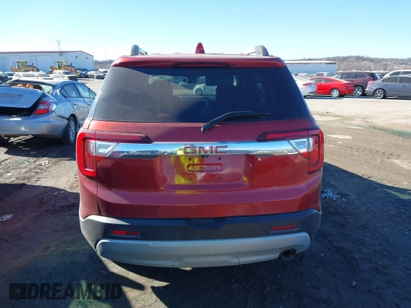2021 GMC Acadia SLE with VIN 1GKKNKLA7MZ228898, listed as a IAAI auction lot 41378592 with 59,156 mi miles and . Bid and sale history available at DreamBid. Image 16.