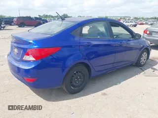 2014 Hyundai Accent GLS with VIN KMHCT4AE6EU668905, listed as a IAAI auction lot 42101035 with 151,809 mi miles. Bid and sale history available at carsss.com. Image 4.