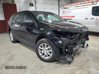 2024 Chevrolet Equinox LS with VIN 3GNAXHEG6RL146544, listed as a Copart auction lot 41584155 with 5,601 mi miles and Salvage Title. Bid and sale history available at DreamBid. Image 4.